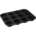 Berlinger Haus Форма за 12 мъфина с микротекстурирано покритие Matte Black 55549 (BH/7950N)