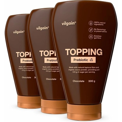 Vilgain Prebiotic Topping čokoláda 300 g