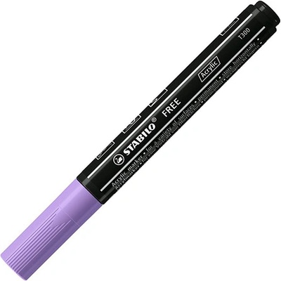 Stabilo Free Acrylic T300 kulatý hrot 2-3 mm světle fialový 452891