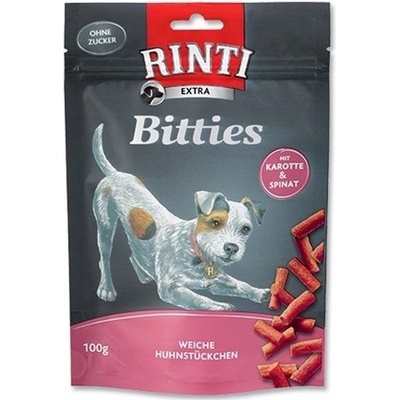 Rinti Dog Extra Mini Bits karotka & špenát 100 g