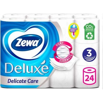 Zewa Deluxe Delicate Care 3 Ply Тоалетна хартия 24 ролки (40883_)