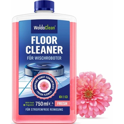 Flower Woldoclean Čistič podláh pre robotické vysávače 750 ml Flower
