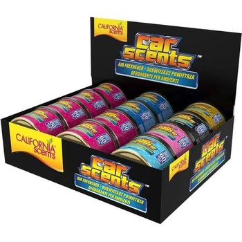 California Scents Car Scent - 12 ks 1-6ks Višeň, 6-12ks Gumový medvídek