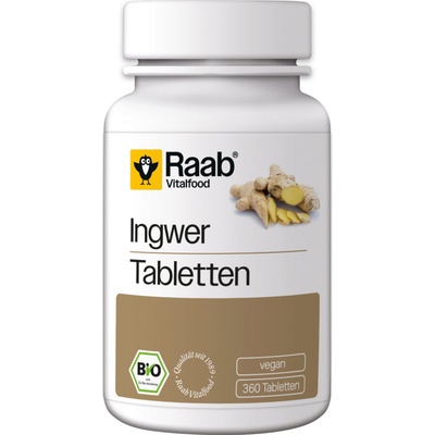 Raab Vitalfood Био джинджифил - 360 таблетки