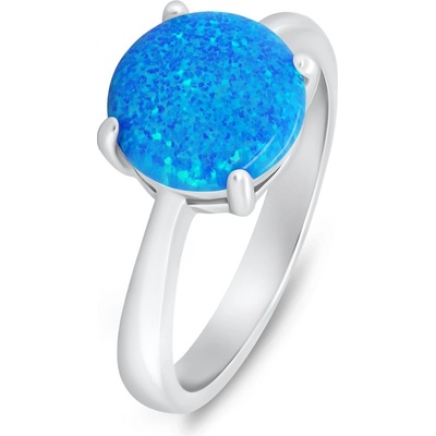 Brilio Silver stříbrný prsten s opálem RI105WB