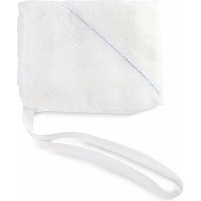 Matopat Abdoma – Gázové kompresy s RTG niťou a tkanicou, sterilný 50 x 50 cm 2 ks 10