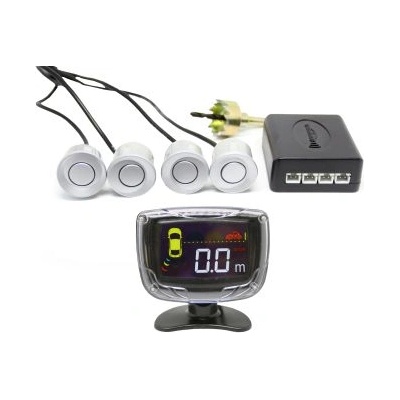 Парктроник с led дисплей 3 Инча - сребристи датчици