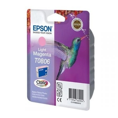 Epson T0806 мастилена касета 7, 4 мл светло магента (C13T08064011)