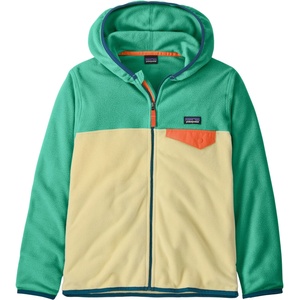 Patagonia Детско поларено яке Patagonia Kid's Micro D Snap-T Jacket Fleece jacket - Buttercup Yellow w/Aqua Stone - размер XXL (703-4106-2116)
