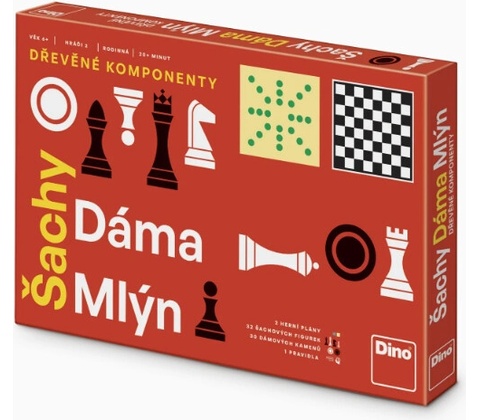 Šachy,Dáma,Mlýn