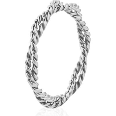 Franco Bene Double zkroucený prsten stříbrný 2122