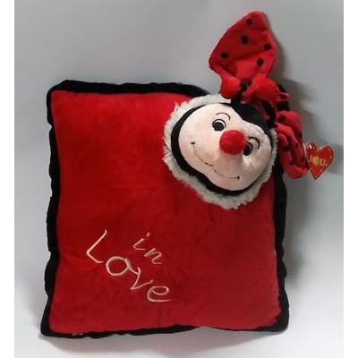 Плюшена играчка Възглавница с Калинка "In love