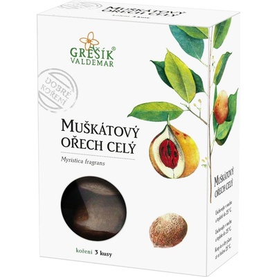 Grešík Muškátový orech celý 2ks