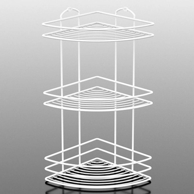 TEKNO TEL ПОСТАВКА ЗА БАНЯ tekno tel bk-023w 3 нива/ъгъл бяло (7777150048)