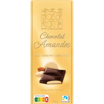 Moser Roth Chocolat Amandes Mozart 150 g