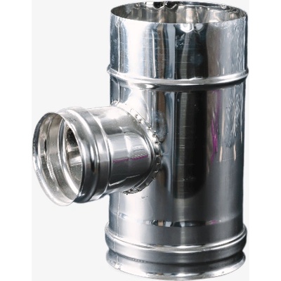 ArtKamin Редуктивен тройник инокс 90° - Ф130 - 80 - 130 (rti8)