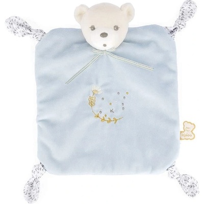 Kaloo Кърпичка за гушкане с възли Kaloo - Мече Blue, 20 сm (K969956)