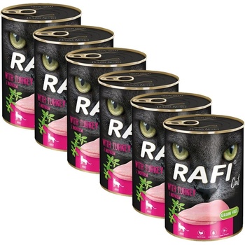 RAFI Cat Възрастни Пате с Пуйка 6 x 400 г