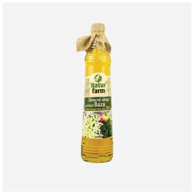 Naturfarm Sirup kvet bazy 33% ovocie 0,7 l