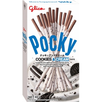 Glico Pocky biscuit cookie & cream 40 g