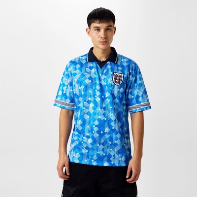 Score Draw Футболна фланелка Score Draw SDraw England 1990 Third Shirt Adults - Blue