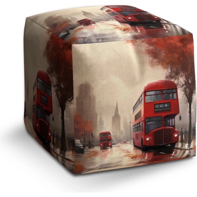 Sablio Taburet Cube Londýn Double-decker 1: 40x40x40 cm