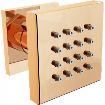 Mexen външен страничен разпръсквач, розово злато - 79360-60 (79360-60)