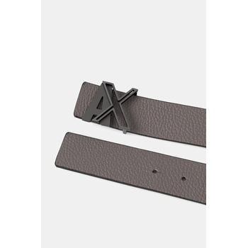 Armani Exchange Кожен колан Armani Exchange мъжки в сиво XM001740 AF17988 (XM001740.AF17988)