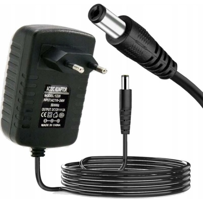 IMPULZNÍ ZDROJ AC/DC univerzální nabíječka adaptér 12V 2A konektor 5,5 mm