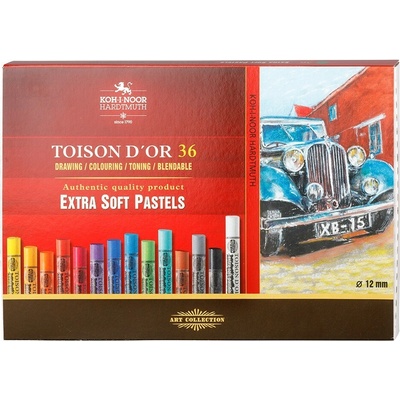 Koh-I-Noor Artist's Extra soft pastels sada suchých pastelov 36 ks