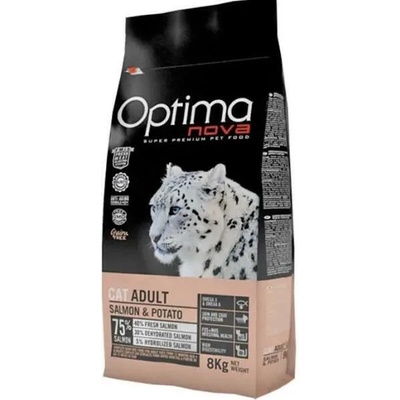 Optimanova Cat Adult salmon Grain-free 8 kg