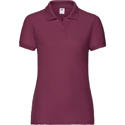 Fruit of the Loom Dámska polokošeľa 63 212 0 Burgundy