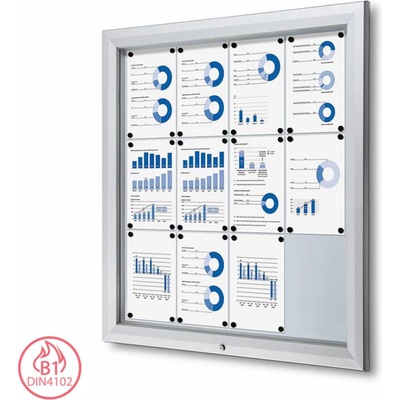 Jansen Display venkovní vitrína typu T 12 x A4