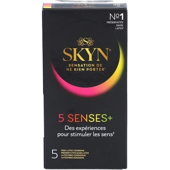 Skyn 5 бр. Микс нелатексови презервативи Skyn 5 Senses+