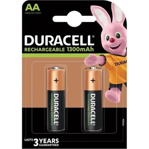 Duracell Акумулаторна батерия Duracell NiMH, AA, 1300 mAh, 2 бр
