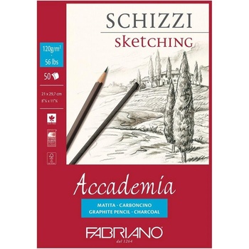 Fedrigoni Скицник за рисуване Accademia, A4, 120 g/m2, зърнес (1575120009)