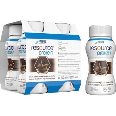 RESOURCE PROTEIN ČOKOLÁDOVÝ 4X200 ML POR SOL 4X200ML