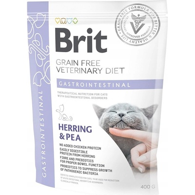 Brit Veterinary Diets GF cat Gastrointestinal 0,4 kg