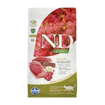N&D cat Quinoa Urinary Duck Cranberry & Chamomile 1,5 kg