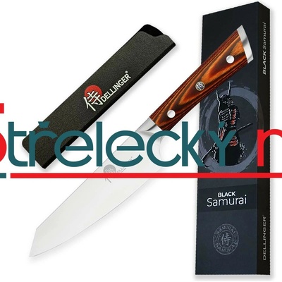 Dellinger German Black Samurai nůž šéfkuchaře Chef 155 mm – Zboží Dáma