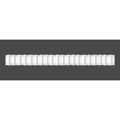 MAGAM Záclonová řasící páska, stuha F1-200, tužkové sklady, řasení 1:2, bílá, šířka 2,5cm (v metráži) – Zboží Dáma