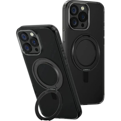 Uniq Калъф Uniq Swivix 360 Rotating Kickstand Case за iPhone 16 Pro Max - Черен (8886463692042)