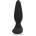 Boss of Toys Loveline Smooth Vibrating Anal Plug Remote Control Licorice Black