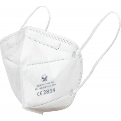 Fridrich & Fridrich respirátor FF NAAB FFP2 XGM-95, skládaný, bez ventilku, 50 ks – Hledejceny.cz