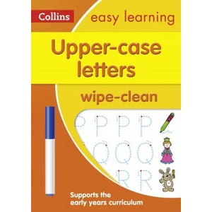 Upper Case Letters Age 3-5 Wipe Clean Activity Book | Collins Easy Learning (ISBN: 9780008212919)