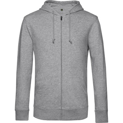 B&C Collection B&c inspire zipped hood / Мъжки суичър с качулка - светлосив l (01u35b61003)