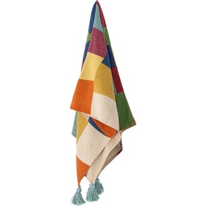 Bloomingville Mini Бебешко одеяло от рециклиран памук 130x160 cm Colorine - Bloomingville Mini (82062625)