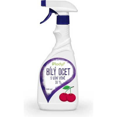 Ecorai Ocet bílý 10 % na úklid s vůní višně rozprašovač 500 ml