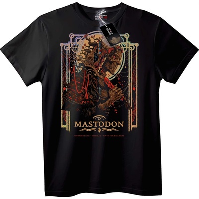 NOONEBRAND Тениска Концерт на Mastodon - XS, Black