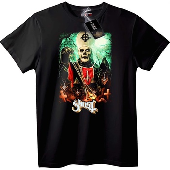 NOONEBRAND Тениска Ghost Band череп - S, Black
